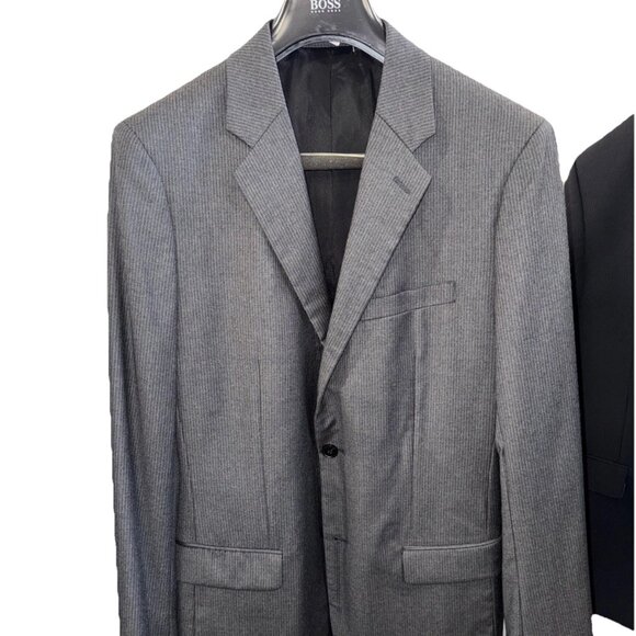 Theory Men’s Two Button Blazer Gray 40 Long - Picture 1 of 6